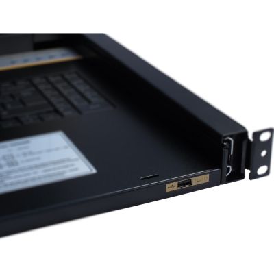 5. Inter-Tech KVM-1708 konsola rackowa 43,2 cm (17") 1280 x 1024 px Stal Czarny