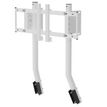 Oplite OP-SMS-GTRESW uchwyt / stojak do monitorów 144,8 cm (57") Pręt Biały