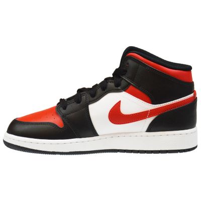 2. Buty do koszykówki Air Jordan 1 Mid GS Fire Red- 554725-079
