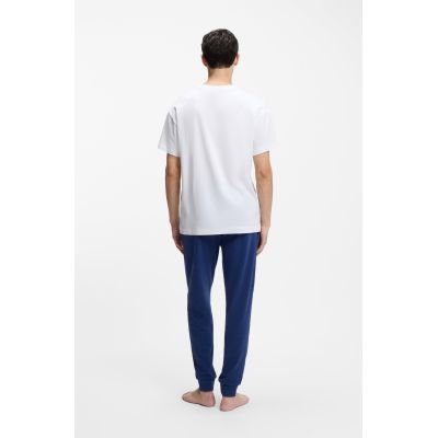 2. Koszulka męska do spania Hugo Loungewear Laze BIANCO (50525236-101)