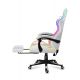 6. Fotel gamingowy Huzaro Force 4.7 RGB White