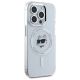 4. Etui Karl Lagerfeld IML Metal Choupette Head MagSafe na iPhone 15 Pro Max - białe
