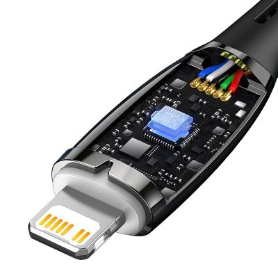 7. Kabel Baseus CADH000101 Lightning - USB-C PD 20W 480Mb/s 2m - czarny