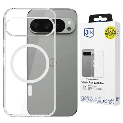 Etui 3mk Armor MagCase na Google Pixel 10 / Google Pixel 10 Pro - przezroczyste