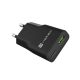 7. NATEC ŁADOWARKA SIECIOWA RIBERA GAN SLIM 1X USB-A + 1X USB-C 20W CZARNA