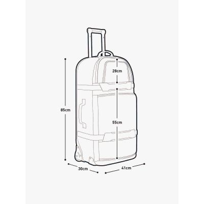 7. Walizka EVOC World Traveller 125 black
