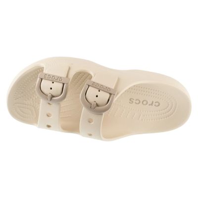 3. Crocs Saturday Enamel Buckle Sandal W 212867-2MC Beżowe 36/37