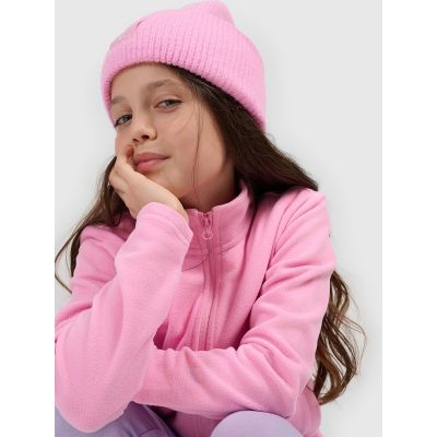 4. Polar regular bez kaptura dziewczęcy 4F 4FJRSS26TFLEF507-56S