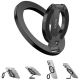 2. Ring SODI ST04 dwustronny magnetyczny z MagSafe - czarny