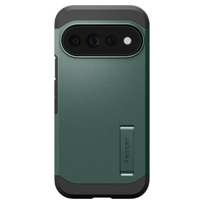 4. Etui Spigen Tough Armor Mag MagSafe na Google Pixel 11 Pro - ciemnozielone