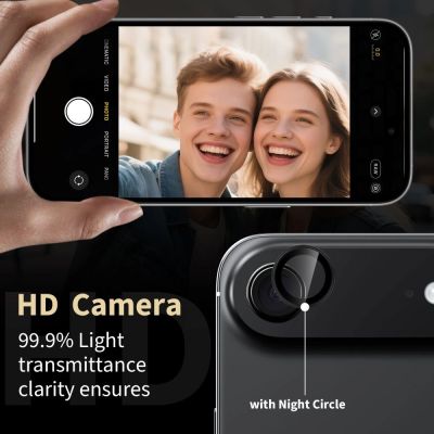 3. Osłona aparatu Tech-Protect Camring Fit+ na iPhone 17 Air - przezroczysta