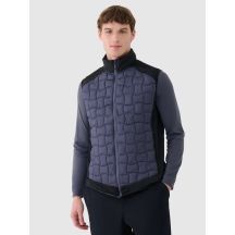 Męska kamizelka trekkingowa puchowa z wypełnieniem Primaloft Black 4F 4FWSS25TVJAM177-22S