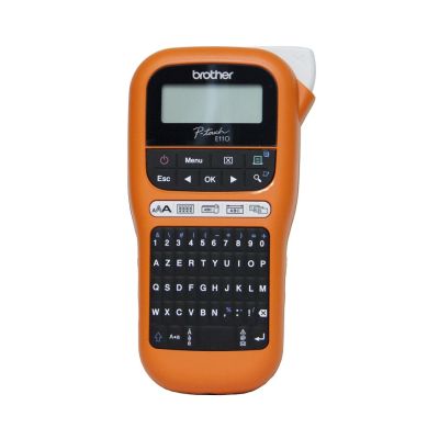 7. Brother PT-E110 drukarka etykiet Termotransferowy 180 x 180 DPI 20 mm/s HGe/TZe QWERTY