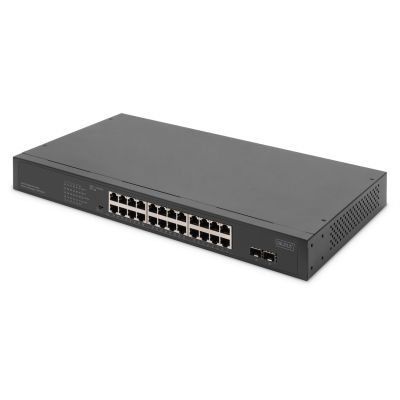 Przełącznik 24-Port Gigabit + 2-Port Gigabit SFP