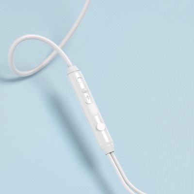 5. Słuchawki Dudao X3C douszne przewodowe USB-C 1.2m - białe