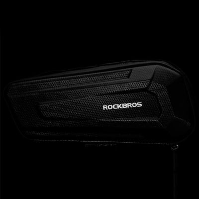 19. Torba rowerowa Rockbros B66 wodoodporna na ramę - czarna