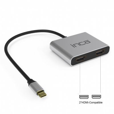 2. Inca ITPC-4T huby i koncentratory USB 3.2 Gen 1 (3.1 Gen 1) Type-C Aluminium
