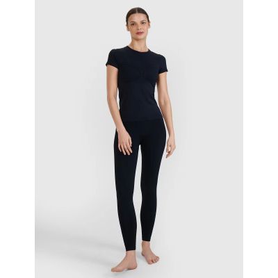 3. Koszulka do jogi i pilatesu szybkoschnąca damska 4F 4FWSS25TFTSF1270-20S