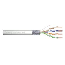 Digitus Kabel instalacyjny kat.5e, F/UTP, Eca, AWG 24/1, PVC, 305m, szary, karton
