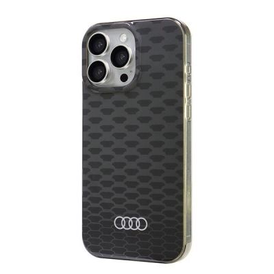 3. Etui Audi IML Stitching Pattern MagSafe na iPhone 16 Pro Max 6.9" - czarne