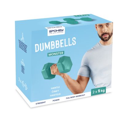 9. Hantle Spokey Monster 2x 5 kg SPK-943622