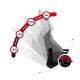 2. Fotel gamingowy Huzaro Force 6.2 White Mesh
