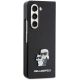 5. Etui Karl Lagerfeld Saffiano Karl&Choupette Pin na Samsung Galaxy Z Fold 5 - czarne