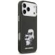 4. Etui Karl Lagerfeld IML Aquarelle Karl & Choupette & Logo MagSafe na iPhone 17 Pro Max - czarne