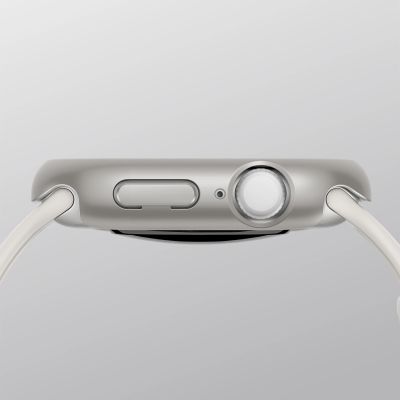 10. Etui ochronne AMAZINGTHING Minimal na Apple Watch Series 11 46mm - srebrne