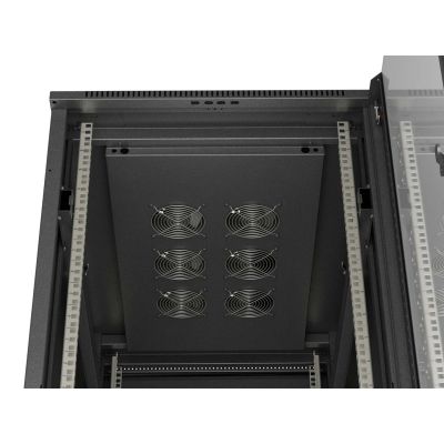 10. LANBERG SZAFA STOJĄCA RACK 19" 27U 600X1000 CZARNA