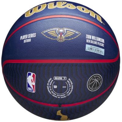 5. Piłka do koszykówki Wilson NBA Player Icon Zion Williamson Outdoor Ball WZ4008601XB7