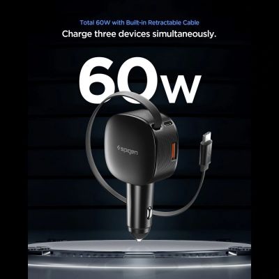 2. Ładowarka samochodowa Spigen EV603BT 60W - czarna