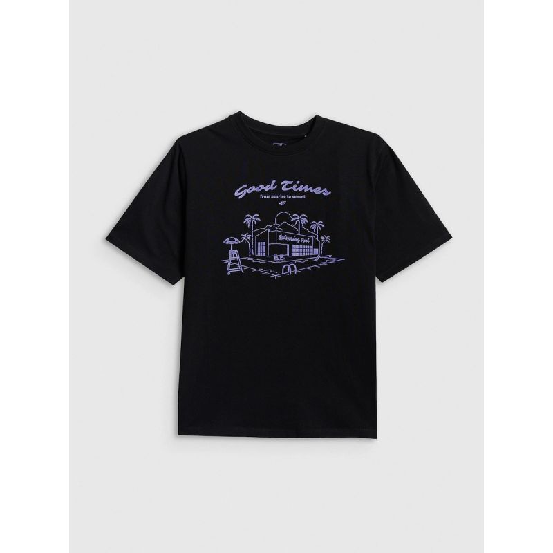 5. T-shirt bawełniany chłopięcy 4F 4FJRSS26TTSHM3907-20S