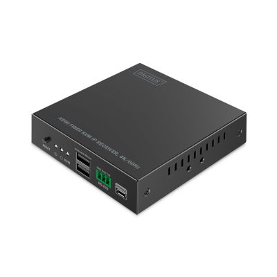 4. Dodatkowy odbiornik do DS-55348, przedłużacz światłowodowy HDMI 4K/60Hz z KVM USB 1.1 przez IP 1G lub do 40km/300m/IP 1G