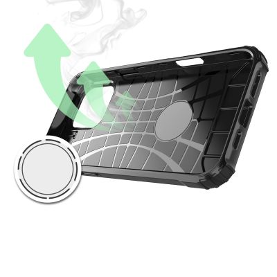 6. Etui Hybrid Armor pancerne na iPhone 16 Pro Max - czarne