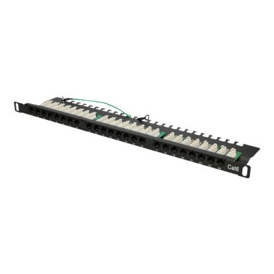 18. Patch panel Extralink EX.9663 (0.5U; kat. 6; 24xRJ-45)