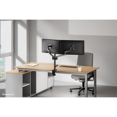10. Neomounts DS60-425BL2 uchwyt / stojak do monitorów 68,6 cm (27") Biurko Czarny