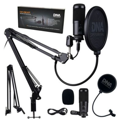 DNA CM USB KIT - Mikrofon pojemnościowy USB zestaw rozszerzony