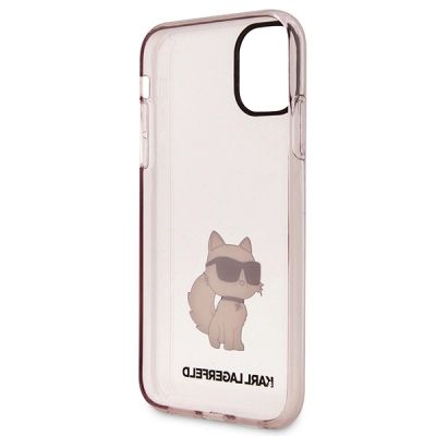 7. Etui Karl Lagerfeld Ikonik Choupette na iPhone 11 / Xr - różowe
