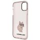 7. Etui Karl Lagerfeld Ikonik Choupette na iPhone 11 / Xr - różowe