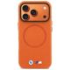 3. Etui BMW M FW Metal Logo MagSafe na iPhone 17 Pro - pomarańczowe