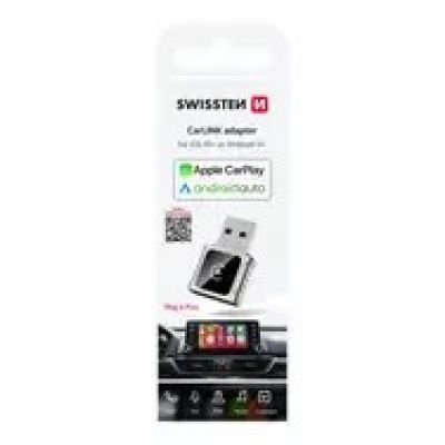 Adapter Swissten CarLink (Apple CARPLAY/ANDROID AUTO) / Bluetooth / USB-A/C