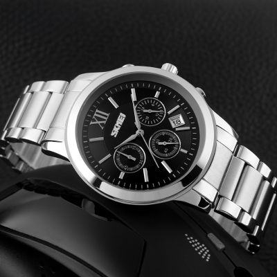 3. Zegarek Męski Skmei 9097BK + BOX