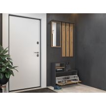 GARDEROBA SZAFKA NA OBUWIE ANTRACYT/ARTISAN