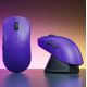 2. Mysz LEOBOG GM3 Purple ze stacją ładującą