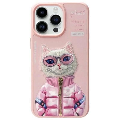 Etui Nimmy Cool&Cute 2.0 na iPhone 15 Pro Max - różowe