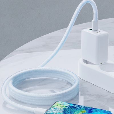 8. Kabel Acefast C2-03-C-C USB-C - USB-C PD QC 60W 3A 480Mb/s 1,2m - biały