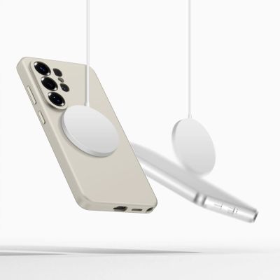 4. Etui Tech-Protect Silicone MagSafe na Samsung Galaxy S26 Ultra - beżowe