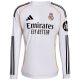 9. Koszulka męska adidas Real Madrid 25/26 Long Sleeve Home biała JN8884