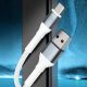 7. Kabel 3mk Hyper Cable N-SERIES USB-A / USB-C 1m 9V/2A 18W / biały